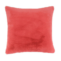 HKM-515475 Soft Imitation Wool Short Hair Throw Pillow Cover - Multiple Colors Available