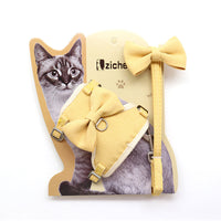 HKM-515539 Pet Chest Harness with Traction Rope for Cats - Available in Various Colors and Sizes