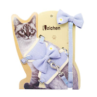 HKM-515539 Pet Chest Harness with Traction Rope for Cats - Available in Various Colors and Sizes