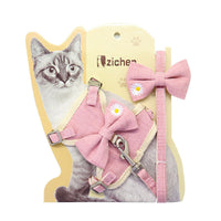 HKM-515539 Pet Chest Harness with Traction Rope for Cats - Available in Various Colors and Sizes