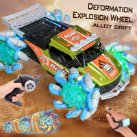 HKM-515603 Alloy Drift RC Stunt Car with Gesture Control and LED Lights - 6 Channel Remote Control Truck