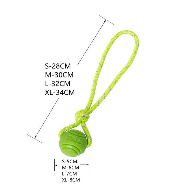 HKM-515795 Pet Dog Bouncy Ball, Bite-resistant Solid Ball, Rubber Bite