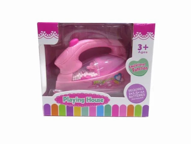 HKM-515859 Mini Kitchen Set with Electric Washing Machine and Sweeper for Children