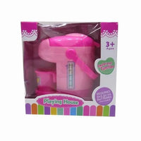 HKM-515859 Mini Kitchen Set with Electric Washing Machine and Sweeper for Children