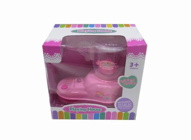 HKM-515859 Mini Kitchen Set with Electric Washing Machine and Sweeper for Children