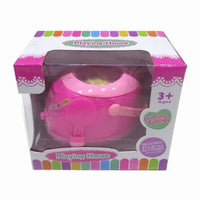 HKM-515859 Mini Kitchen Set with Electric Washing Machine and Sweeper for Children