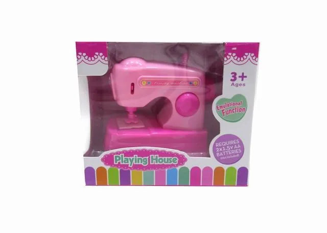 HKM-515859 Mini Kitchen Set with Electric Washing Machine and Sweeper for Children