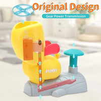 HKM-515987 Outdoor Spinning UFO Disc Launcher with Catch Nets for Fun Flying Saucer Games