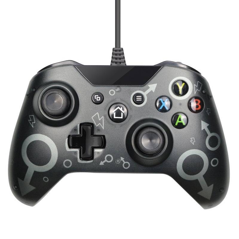 HKM-516051 Wired USB Game Controller with Vibration for Xbox One - New ABS Accessory