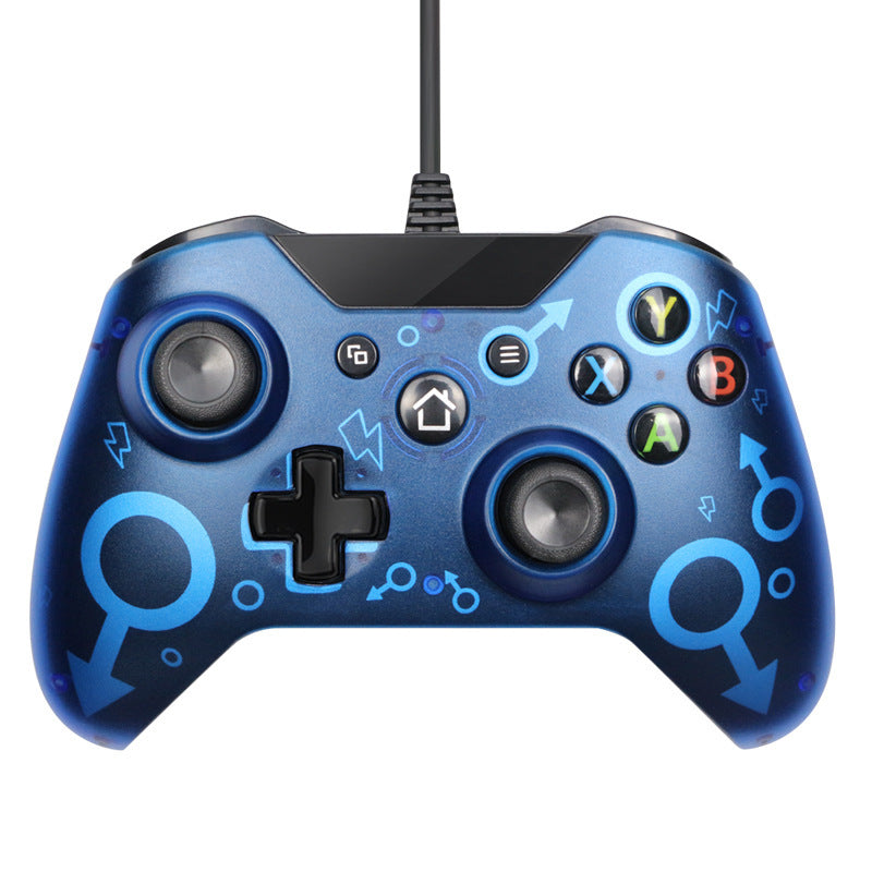 HKM-516051 Wired USB Game Controller with Vibration for Xbox One - New ABS Accessory