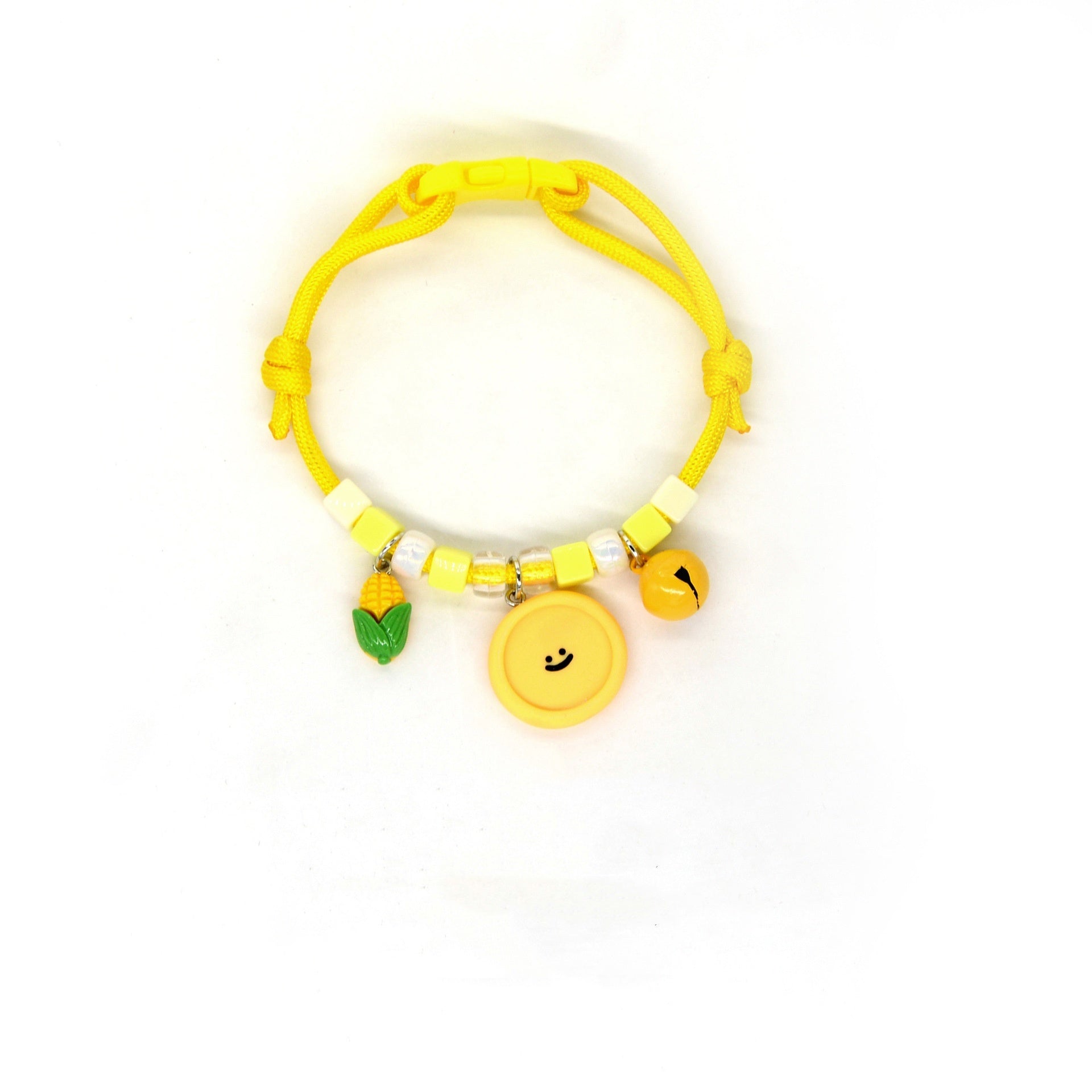 HKM-516179 Adjustable Cartoon Pet Necklace with Colorful Small Pendants for Cats and Dogs