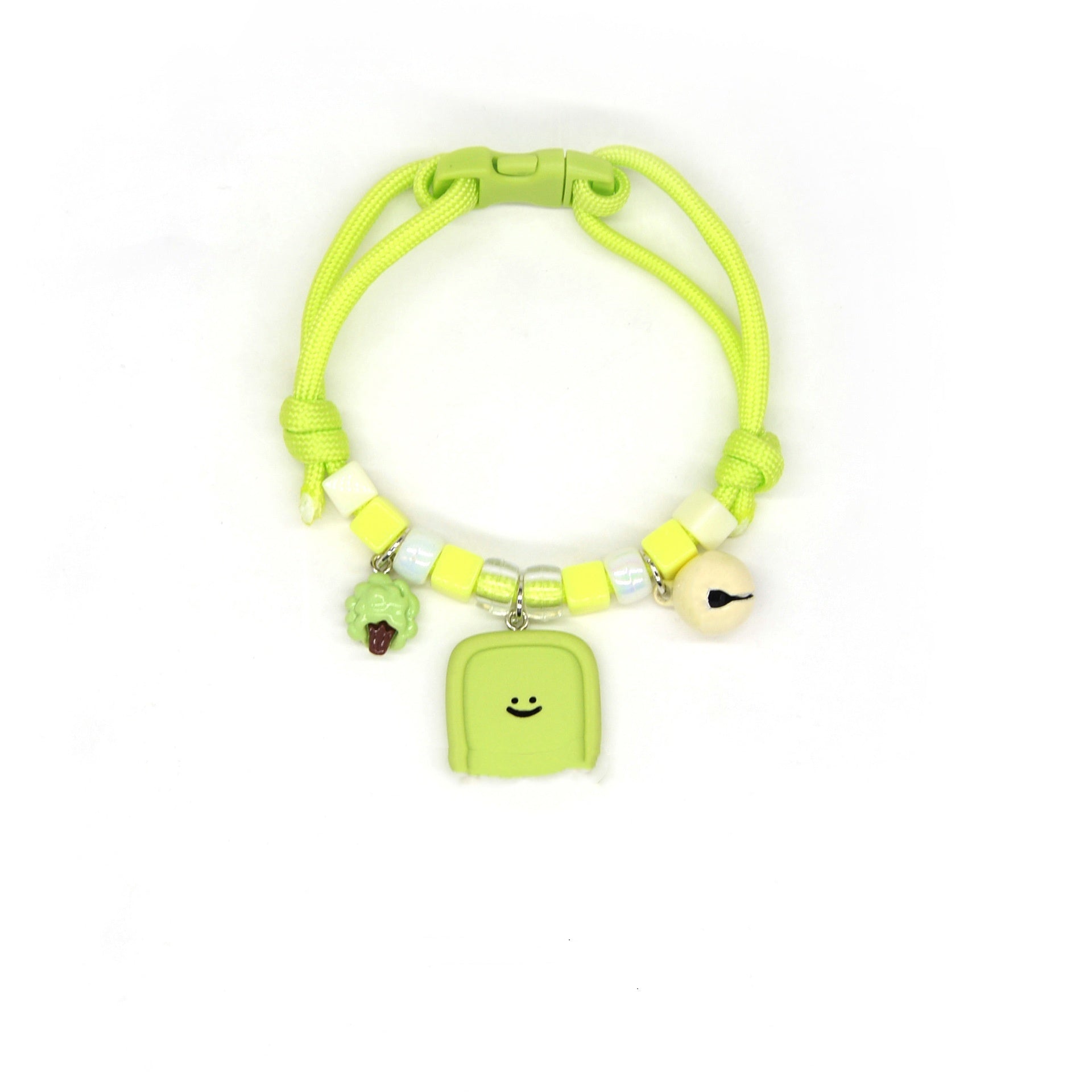 HKM-516179 Adjustable Cartoon Pet Necklace with Colorful Small Pendants for Cats and Dogs