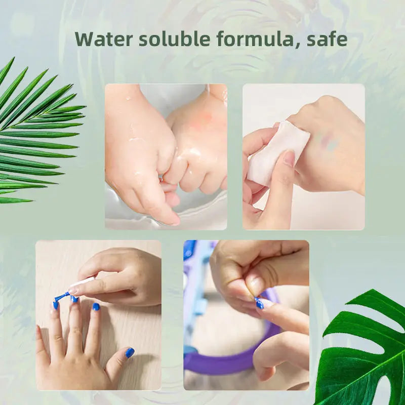 Kids Pretend Makeup Play Set with Lipstick and Nail Accessories for Creative Dress-Up Fun