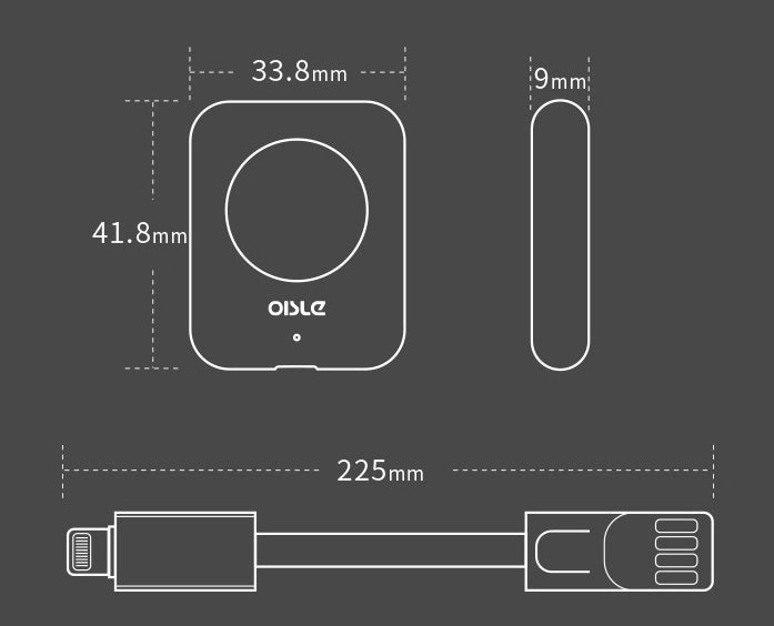 HKM-516371 Magnetic Wireless Charger W2614 - 2W Fast Charging, Compatible with Qi-Enabled Devices