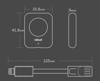 HKM-516371 Magnetic Wireless Charger W2614 - 2W Fast Charging, Compatible with Qi-Enabled Devices