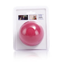 HKM-516627 Durable Rubber Elastic Ball for Dogs - Bite-Resistant Molar Training Toy, 6.3cm, Red/Yellow/Green
