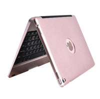 HKM-516691 Ultra-Thin Wireless Bluetooth Keyboard for iPad Air 2 and iPhone Models - 360-Degree Protection, Chiclet Keys
