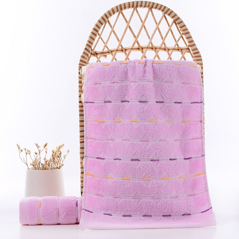 HKM-516755 Bamboo Fiber Strawberry Towel - Lightweight, Absorbent & Soft with Various Color Options