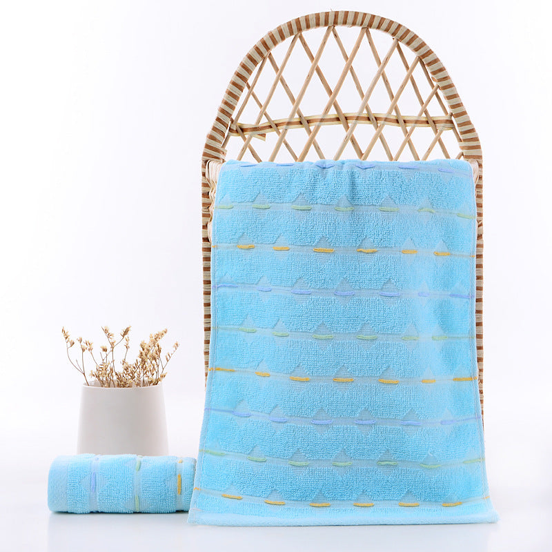 HKM-516755 Bamboo Fiber Strawberry Towel - Lightweight, Absorbent & Soft with Various Color Options