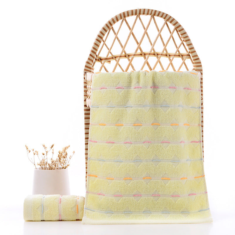 HKM-516755 Bamboo Fiber Strawberry Towel - Lightweight, Absorbent & Soft with Various Color Options