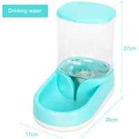 HKM-517203 Eco-Friendly Pet Water Dispenser for Dogs and Cats – Cherry Blossom Pink, Mint Green, Marble Gray