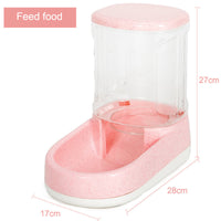 HKM-517203 Eco-Friendly Pet Water Dispenser for Dogs and Cats – Cherry Blossom Pink, Mint Green, Marble Gray