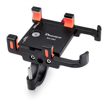 HKM-517395 Aluminum Alloy Bicycle Mounting Bracket for 20mm-34mm Pipes, Compatible with Phones 60mm-100mm Wide