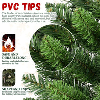 HKM-517459 2ft PVC Desktop Trees - Set of 2 with 68 Tips