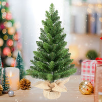 HKM-517459 2ft PVC Desktop Trees - Set of 2 with 68 Tips