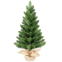 HKM-517459 2ft PVC Desktop Trees - Set of 2 with 68 Tips