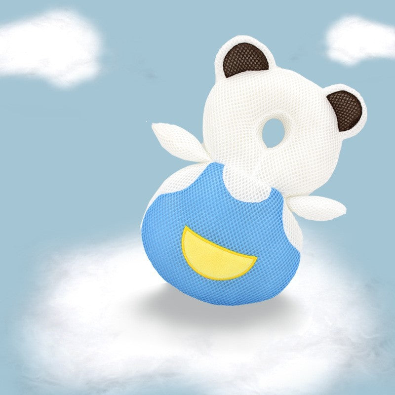 HKM-517459 Breathable Cartoon Infant Protective Pillow - Anti-Fall Head Cushion in Multiple Colors