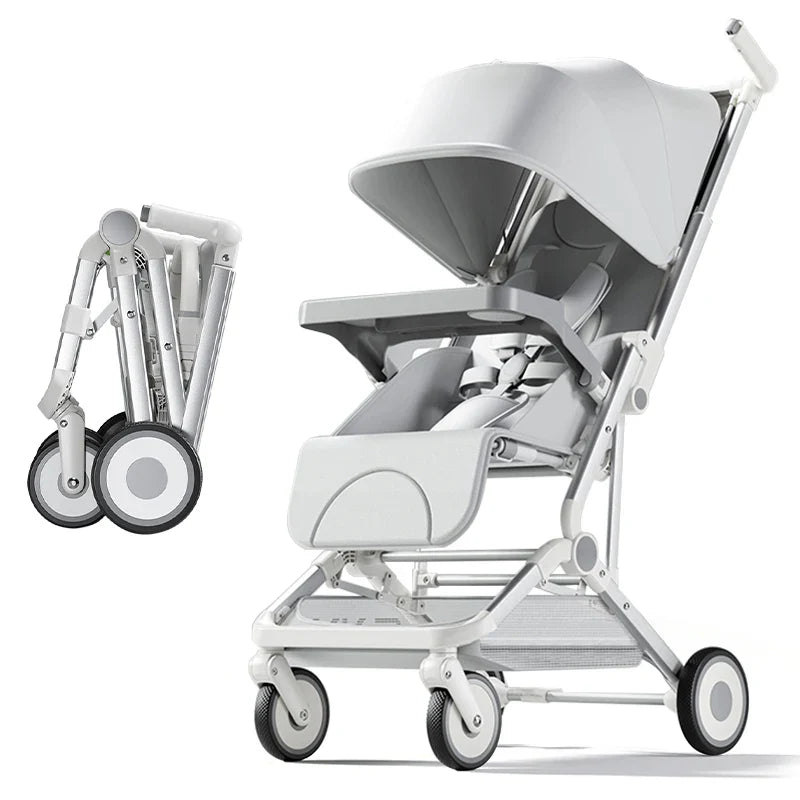 HKM-517523 Lightweight Foldable Baby Stroller with Dinner Plate Feature for Convenient Travel