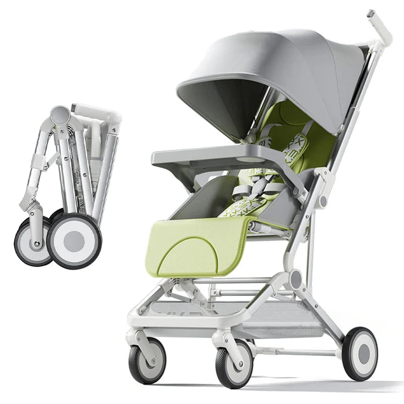 HKM-517523 Lightweight Foldable Baby Stroller with Dinner Plate Feature for Convenient Travel