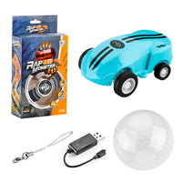 HKM-517587 Mini Electric High-Speed 360° Rotating Pocket Stunt Car with Flash Light for Kids