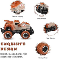 HKM-517907 Dinosaur Mini Remote Control Car for Kids, 2.4GHz, 4 Channels, Indoor-Outdoor Use, Perfect Gift for Ages 5+