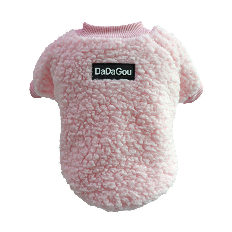 HKM-518355 Warm Cotton Wool Pet Two-Legged Casual Sweater for Comfortable Wear