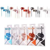 HKM-518547 Wired In-Ear Headset with Microphone for PC Use - 3.5mm Connector, 40mm Drivers, 1.8m Cord