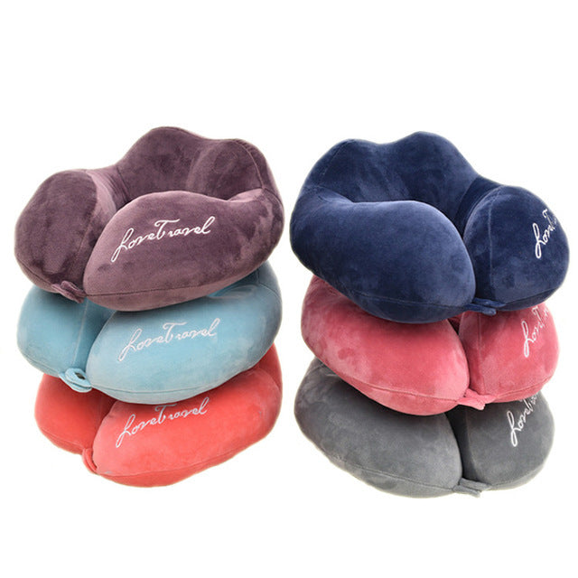HKM-518611 U-Shaped Pillow for Office and Study, Soft Spandex with High-Quality PP Cotton, 30x31.5x12CM