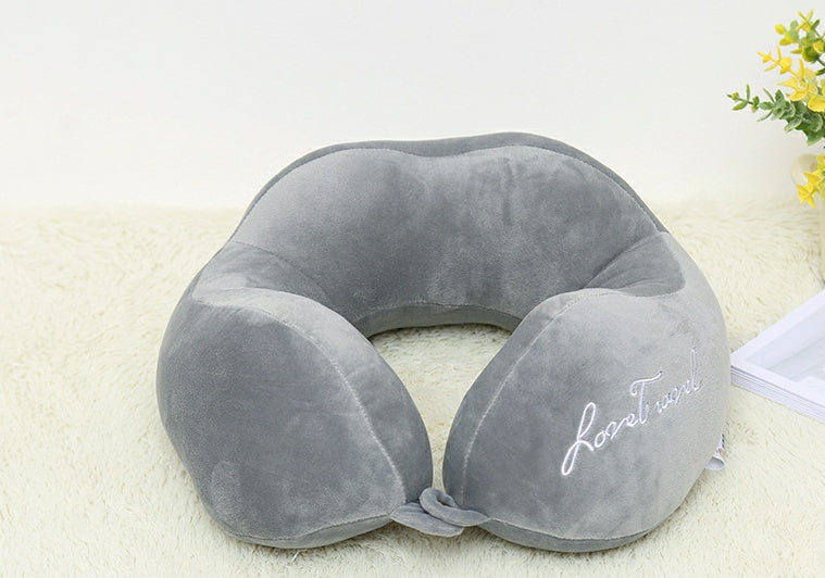 HKM-518611 U-Shaped Pillow for Office and Study, Soft Spandex with High-Quality PP Cotton, 30x31.5x12CM