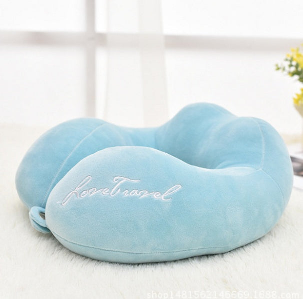 HKM-518611 U-Shaped Pillow for Office and Study, Soft Spandex with High-Quality PP Cotton, 30x31.5x12CM