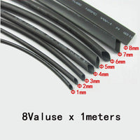 HKM-518675 Flame Retardant Waterproof Heat Shrink Tube Kit - 2:1 Polyoefin, 15KV Dielectric, Suitable for Cables & USB