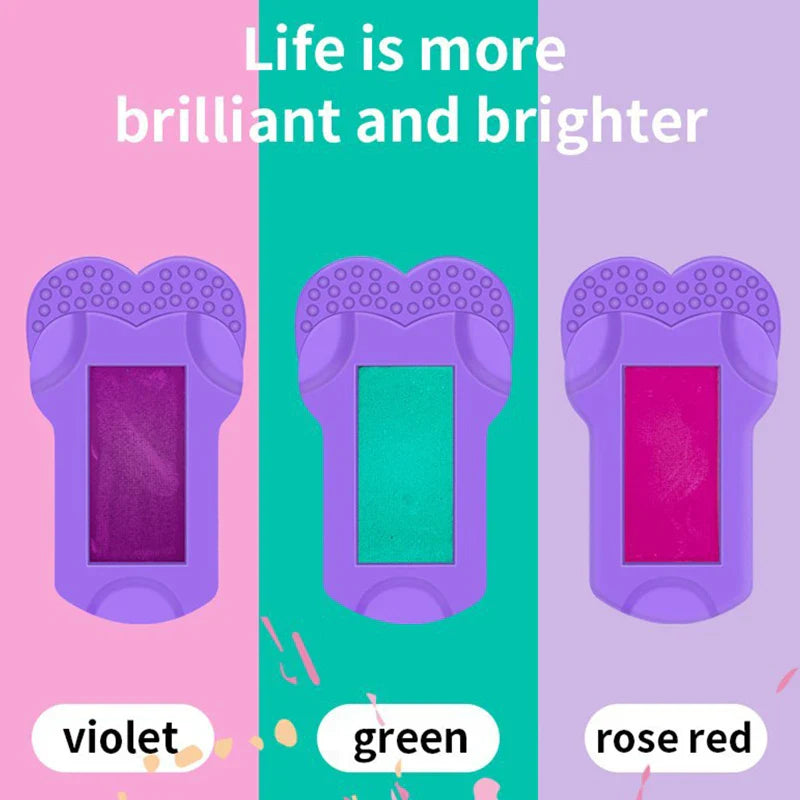 KTX-518739 18PCS Washable Pretend Play Makeup Set for Kids with Hair Dye and Beauty Accessories