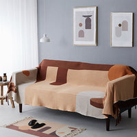 HKM-518803 Cotton Knit Towel Blanket - Perfect for Sofas, Beds, and Travel, Available in Multiple Sizes