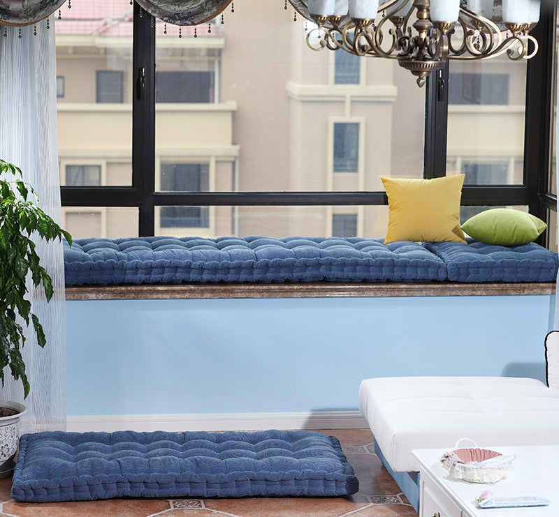 HKM-518867 Thick Polyester Bay Window Cushion - Multiple Sizes Available