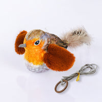 HKM-518931 Interactive Flapping Bird Cat Toy with Chirping Sound and Motion
