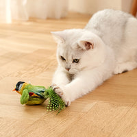 HKM-518931 Interactive Flapping Bird Cat Toy with Chirping Sound and Motion