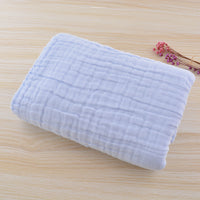 HKM-519059 Infant Cotton Quilt Blanket with Six-Layer Pleated Bubble Yarn, 110x110 cm