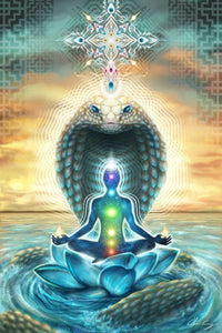 HKM-519187 Lotus Meditation Tapestry - Simple Modern Rectangular Cloth Design, Hand and Machine Washable