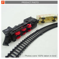 HKM-519443 Electric Railway Toy Train Set with Sound and Light for Kids Ages 2-13