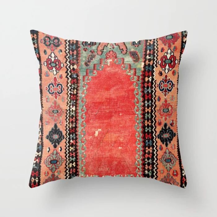 HKM-519443 Ethnic Minimalist Style 45x45cm Short Plush Sofa Cushion